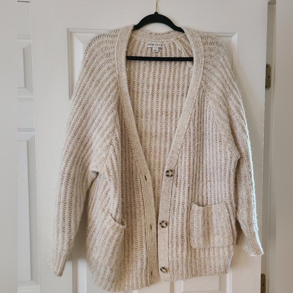 Cream Women's Sweater